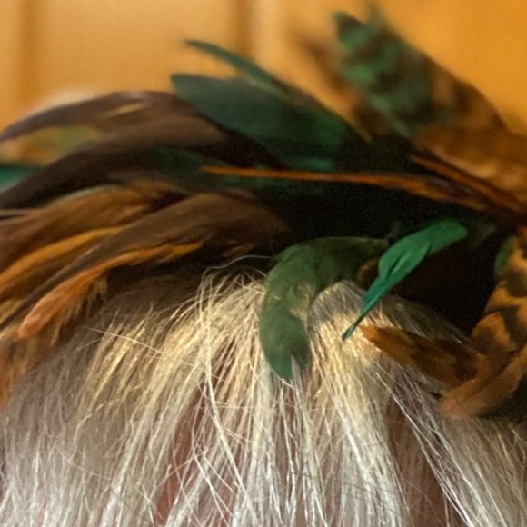 Masquerade Mask Feather Masks (HANDMADE W REAL FEATHERS) - Picture 6 of 16